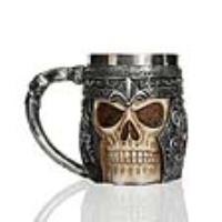 MUG-4SH - Ancient Nord Drinking Tankard Mug - Skull Helmet Cup Skyrim Elder Scrolls