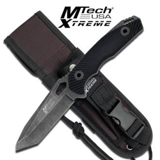 Tactical Fixed Blade Knife - MX-8110BK by MTech USA Xtreme