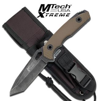 Tactical Fixed Blade Knife MX-8110TN by MTech USA Xtreme