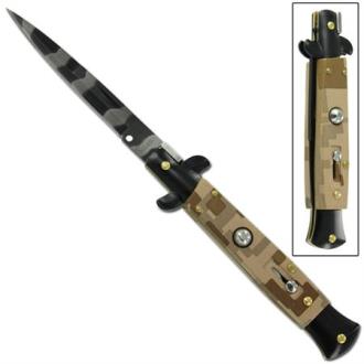 Mafia Italian Stiletto Desert Digital Urban Camo Automatic Knife A150CU - Automatic Knives