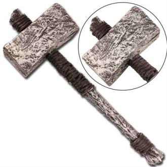 Medieval Foam Costume Block Hammer LARP IN8551BK - Medieval Weapons