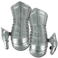 IN9402 - Medieval Forged Mild Steel Mitten Cuff Gauntlet Set