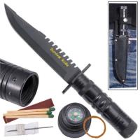 AZ239 - Mini Hunting 1045 Surgical Steel Sawback Survival Knife  AZ239 - Knives