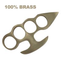 BN5 - Brass Knuckleduster Novelty Paper Weight Accessory