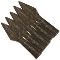 IN1212-5SET - Ancient Viking Bodkin Point 5 Piece Set Arrowheads