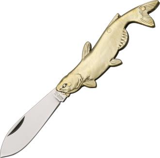 Catfish Alligator Bass Novelty Fisherman Folding Blade Pocket Knife