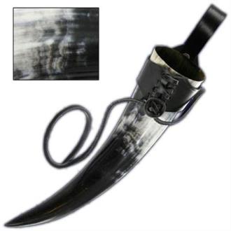 Natural Medieval Roman Drinking Horn 15oz PK8364PP - Medieval Weapons