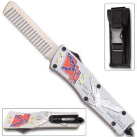 TF-CB001 - Tac Force OTF Beard Comb Rebel Flag American Eagle Ltd Edition