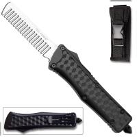 TF-CB002 - Tac Force OTF Black Beard Comb Diamond Like Handle Ltd Edition