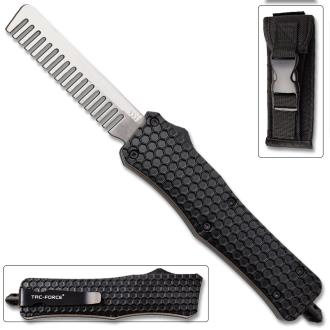 Tac Force OTF Switchblade Black Beard COMB Limited Edition