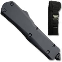 OTF-929KBK - OTF Black Kriss Double Edge Blade Knife Large Black