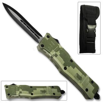 Delta Force OTF Out The Front Automatic Double Edge Spear Point Knife
