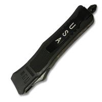 OTFM-11BK - Black Legacy Edge OTF Switchblade Knife Spear Point Double Edged Blade