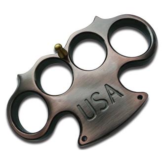 USA Heavy Duty Copper Belt Buckle & Knuckle