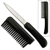 PK-107BK - Black Comb With Hidden Knife