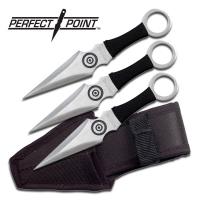 PP-028-3BK - PERFECT POINT PP-028-3BK THROWING KNIFE SET 6.5&quot; OVERALL