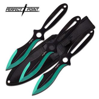 Holy Terror Perfect Point Throwing Knife Set - Green
