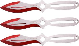 Holy Terror Perfect Point Throwing Knife Set - Red