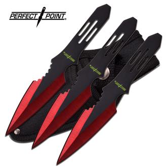 Perfect Point PP-595-3rd Throwing Knife Set 5.5" Overall