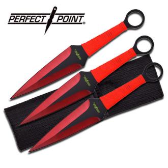 Perfect Point PP-869-3rd Throwing Knife Set 9" Overall