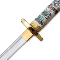 BS-11044H - Handmade 3rd Gen Highlander Connor MacLeod Katana Sword Open Mouth