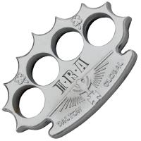 RD-1015-SL-IRA - Robbie Dalton Global Silver IRA Brass Knuckle Paperweight