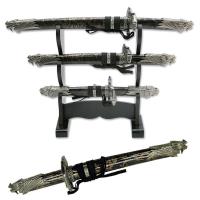 S-237/BK4 - 3 Piece Samurai Sword Letter Opener Set S-237/BK4 by SKD Exclusive Collection