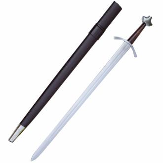 Medieval Battle Combat Sword With Scabbard