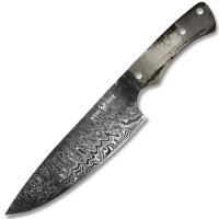 SBDM-2253 - Blank Blade Damascus 1095HC Chef Knife Make Your Own Handle