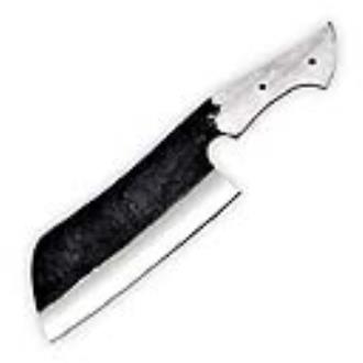 White Deer 1095 Forged Steel Blank DIY Handle Classic Butcher's Japanese Cleaver