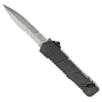 SCHOTF3S - Schrade Viper Out-the-Front Assisted Opening Knife Silver Blade