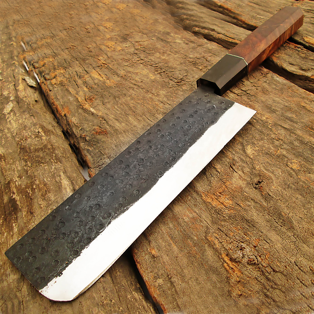 1095 Steel Usuba Bocho Knife Kanto Japanese Chef Cleaver Cutlery