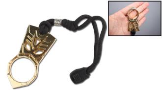 Self Defense Finger Skull Knuckle Jabber Bottle Opener Gold Survival Tool