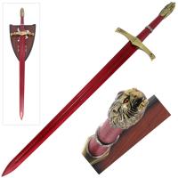 19983 - Red Oathkeeper Fantasy Sword of Heroes