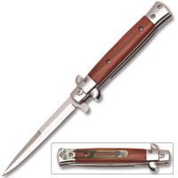 SP-273337-1 - 9 Stiletto Milano Style Spring Assisted Folding Knife
