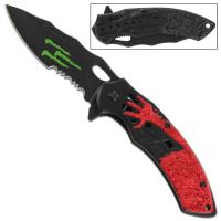 SP1252RD - Demons Asylum Spring Assist Knife