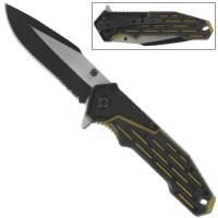 SP1263YL - Atomic Gold Spring Assist Knife