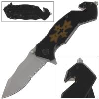 SP1322 - Dark Saint Spring Assist Knife