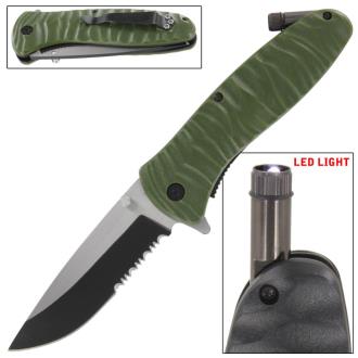 Alert Code Green Spring Assist Knife