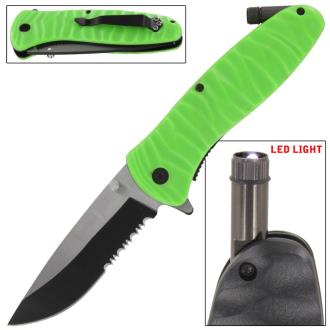 Alert Code Corpse Attack Spring Assist Knife