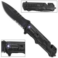 Snake Eye Tactical Everyday Carry Spring Assist Style Folding