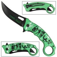 SP1554 - Shredded Killer Karambi Spring Assisted Knife