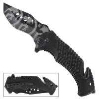 SP1584 - Assisted Blade Night Shroud Tactical Knife