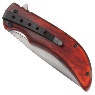 Spring Assist Ash Woods Pocket Knife