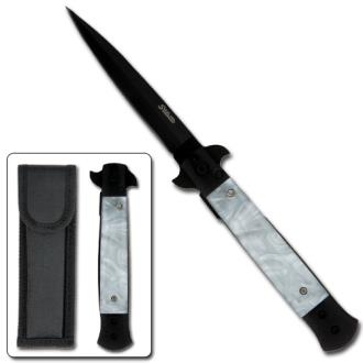 Spring Assist Legal Automatic Stiletto Style Knife 5
