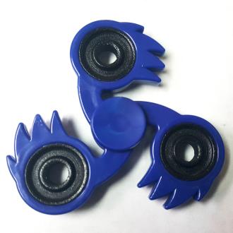 Kameha Wave Fidget Tri-Spike Spinner Blue Fireball Focus ADHD Finger Toy EDC Stress Relief
