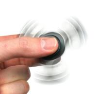 SPIN-RD - Tri-Spinner Fidget Toy Ceramic EDC Hand Finger Spinner Desk Focus RED