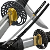 SS-043BK - Samurai Special - Famous Crane Katana Sword Carbon Steel