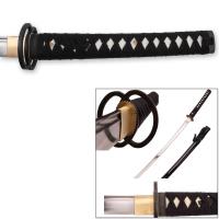 SS-676BK - Katana Practical Daimyo Samurai Sword Full Tang Black Battle Ready
