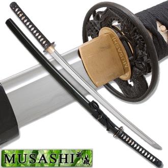 Musashi 1060 Carbon Steel Clay Tempered Katana w Dragon